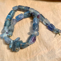 Afghan Fluorite Green/Teal Beads