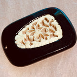 Vintage Bakelite & Carved Bone Pendant