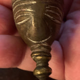 Antique Brass Fish Pendant, Nigeria