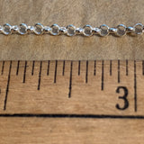 Larger Sterling Silver Rolo Chain