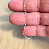 Sterling Silver Tiny Cable Chain