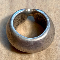 Antique Heavy Silver Wedding Ring, Ethiopia