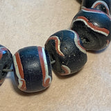 Mini Strand of Venetian "Tire" Beads