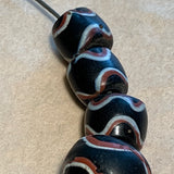 Mini Strand of Venetian "Tire" Beads