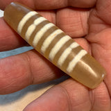 Vintage Chung Dzi Agate Bead, Peach Color