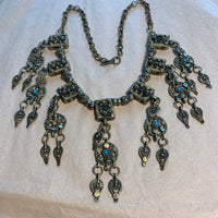 Vintage Silver Necklace, Yemen