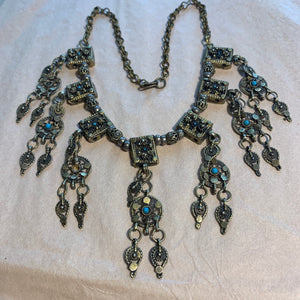 Vintage Silver Necklace, Yemen