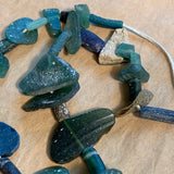 Chunky Ancient Roman Glass Beads, Afghanistan