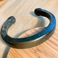 Antique Dark Brass Bracelet, Dogon