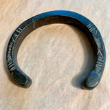 Antique Dark Brass Bracelet, Dogon