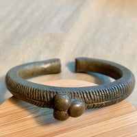 Antique Brass Bracelet, Nigeria
