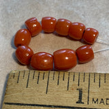 Small Strand of Antique Coral Beads, Yemen