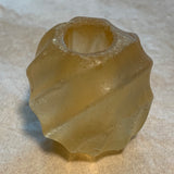 Vintage Large Light Amber Glass Bead, China