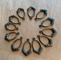 Vintage Brass Cast Charms