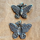 Thai Silver Butterfly Charms
