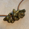 Set of 5 Nigerian Brass Tri-Dangle