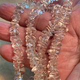 Transparent Light Peach German Glass Beads