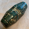 Large Green Jade Carved Bead