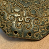 Large Green Jade Carved Pendant