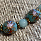Vintage Venetian Light Blue Wedding Cake Beads
