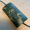 Large Green Jade Carved Bead