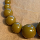 Curry Color Bakelite Beads