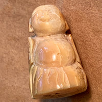 Carved Fossilized Mastodon Ivory, Buddha