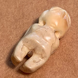 Carved Fossilized Mastodon Ivory, Man