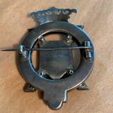 Vintage Scotch Silver & Agate Pin