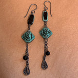 Egyptian Revival Earrings by Ruth