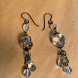 Crystal Clear Earrings by Ruth