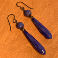 Vintage Blue Earrings by Ruth