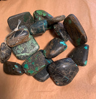 Large Vintage Turquoise Beads