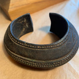 Vintage Bronze Cuff Bracelet, Nigeria