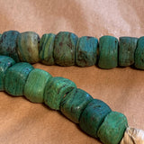Rare Blue and Green Hebron Beads