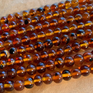 7mm Amber Hindu Mala