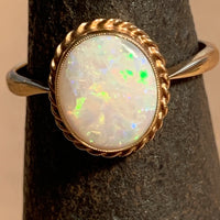 10kt Gold & Australian Opal Ring