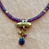 18 Karat Gold & Sapphire Necklace