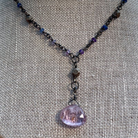 Sapphire and Silver Necklace by Ruth