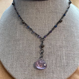 Sapphire and Silver Necklace by Ruth