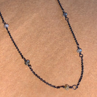 Faceted Diamonds Necklace