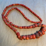 Large Strand Coral Beads, Nigeria