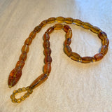 Antique Snake Glass Bead Necklace