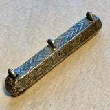 Antique Silver Capsule Pendant, India