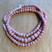 Java Matte Opaque Pink Glass Beads