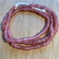 Java Matte Pink Glass Beads