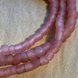 Java Matte Pink Glass Beads