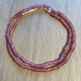 Java Matte Pink Glass Beads