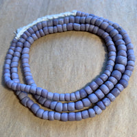Java Matte Purple Glass Beads