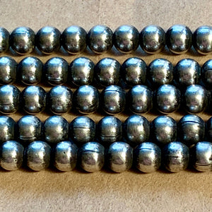 4mm Coin Silver Beads, India